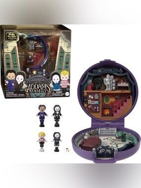 Polly Pocket Collector Addams Family Playset - Black & Gray